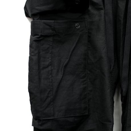 【VIRGOwearworks】カーゴパンツ "TANKER WIDE CARGO PANTS" / BLACK