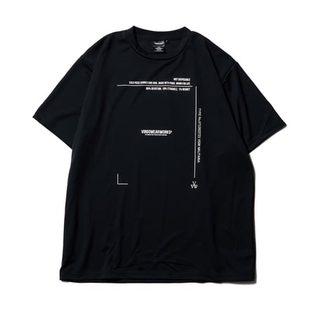 【VIRGOwearworks】 "Active Dry Tee 26" / BLK-WHT