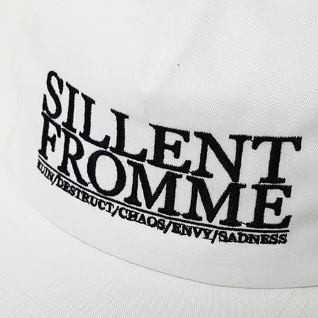 【SILLENT】CAP "COVER -Snapback-" / WHITE