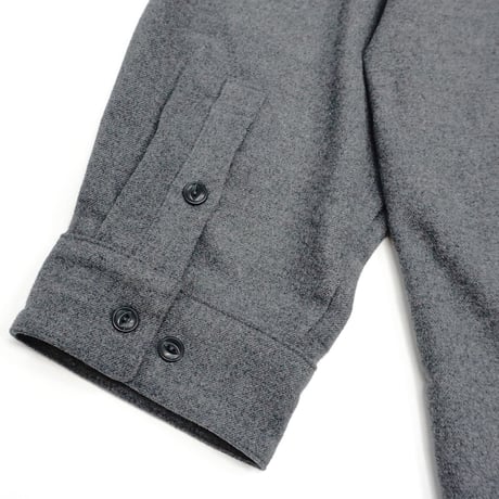 【SLEEPING TABLET】ビックネルシャツ "CRYPTO [ NEL PLAIN SHIRTS ]" / GRAY
