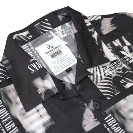 【VIRGOwearworks】シャツ "Photogenic shirts" / BLACK
