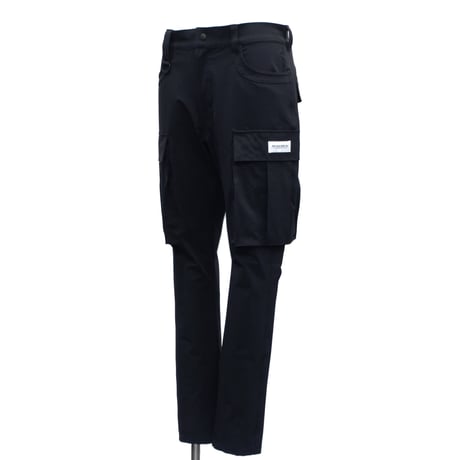 【VIRGOwearworks】 カーゴパンツ "SLIM MILITARY STRETCH CARGO" / BLACK