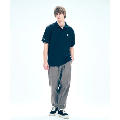【VIRGOwearworks】ポロシャツ "Royal polo" / BLACK