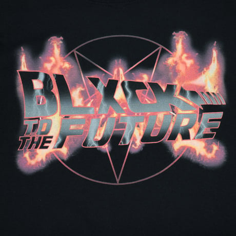 【BLXCK TOKYO】　Tシャツ "[CROP] BLXCK TO THE FUTER TEE" / BLACK