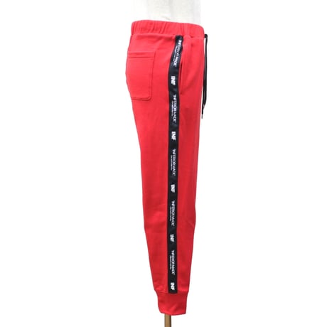 LILWHITEDOT スウェットパンツ TWISTED- SWEAT PANTS / RED