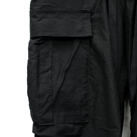 【VIRGOwearworks】カーゴパンツ "TANKER WIDE CARGO PANTS" / BLACK