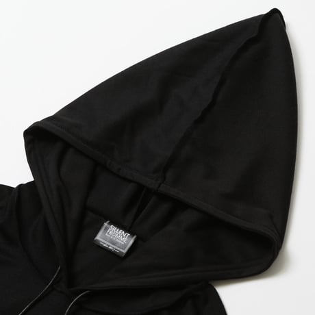 【SILLENT】パーカ "EVIDENCE -Plain Parka-" / BLACK