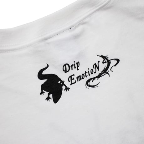 D,E Drip T-sh / WHITE
