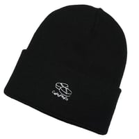 【SLEEPING TABLET】ニットキャップ "DOODLE [ BEANIE ]" / BLACK