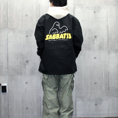 【SABBAT13】コーチジャケット "SPOOK LOGO COACH JKT" / BLACK