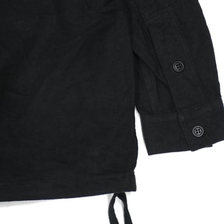 【VIRGOwearworks】ジャケット "Wide and loose shirts jacket" / BLACK
