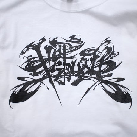 ONION ROCK FESTIVAL × STREET ARTS "HOTSQUALL" LOGO LONGSLEEVE T-SHIRT / WHITE