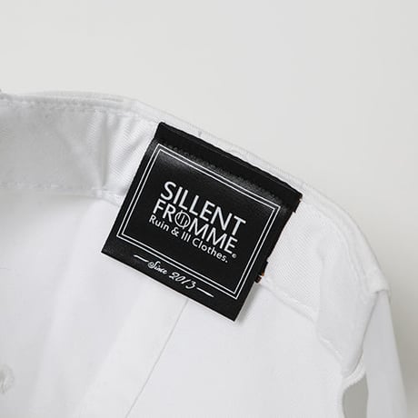 【SILLENT】CAP "COVER -Snapback-" / WHITE