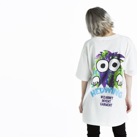 【HEDWiNG】Ｔシャツ "Pocket "MOJYAPON" T-Shirt" / WHITE