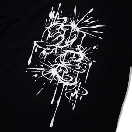 D,E Drip T-sh / BLACK