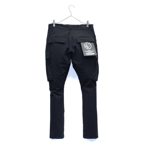 【VIRGOwearworks】 カーゴパンツ "SLIM MILITARY STRETCH CARGO" / BLACK