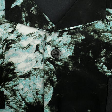 【USED】 VIRGOwearworks "Ebony flowers Shirt" / GREEN Size4(XL)