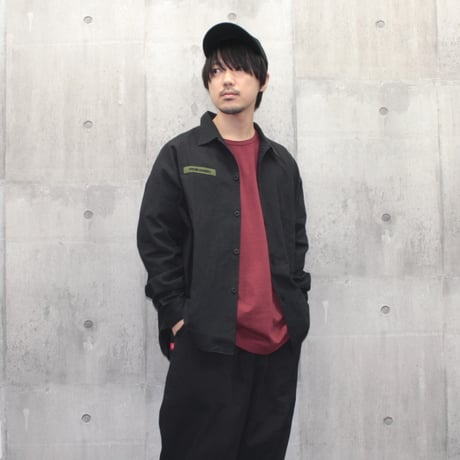 【VIRGOwearworks】シャツ "K-suit shirts" / BLACK