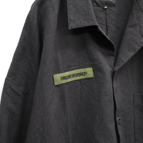 【VIRGOwearworks】シャツ "K-suit shirts" / BLACK