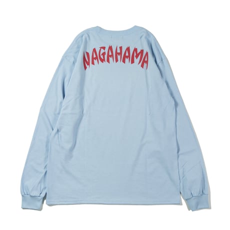 【HEDWiNG】ロンT "NAGAHAMA(世田谷店)×HEDWiNG Long sleeve T-shirt" / LIGHT BLUE