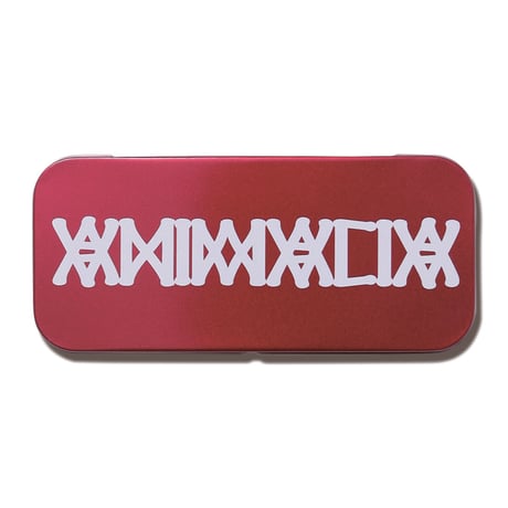 ANIMALIA ペンケース "METAL PENCIL BOX & 2 BALLPOINT PEN SET" / RED
