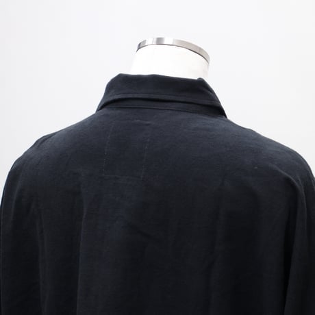 【VIRGOwearworks】ジャケット "Wide and loose shirts jacket" / BLACK