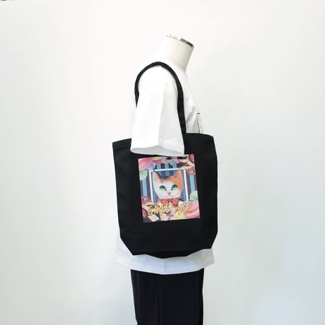 【STREET ARTS】トートバッグ "お菓子なネコトート"
