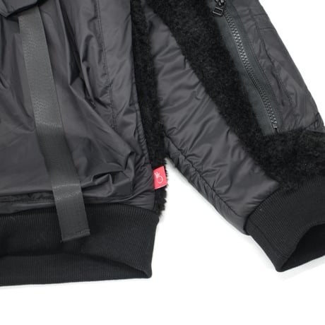 【VIRGOwearworks】ボアジャケット "BOA MIRAGE JACKET" / BLACK