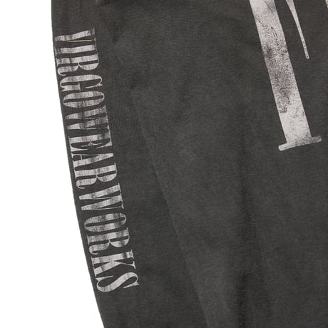 【VIRGOwearworks】ロンT "FUZZ BURNOUT L/S" / BLACK