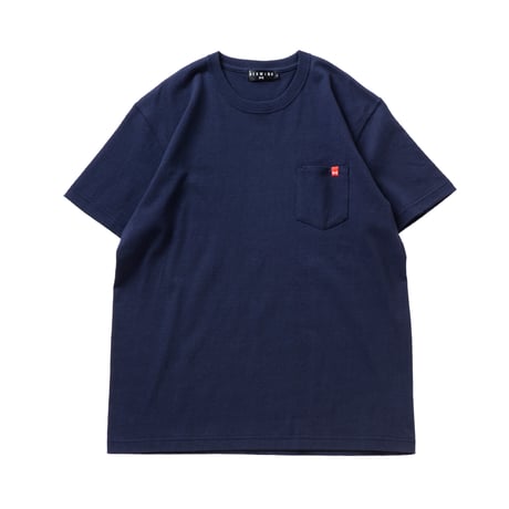 【HEDWiNG】Ｔシャツ "Pocket "MOJYAPON" T-Shirt" / NAVY