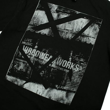 【USED】 VIRGOwearworks "BACK IMPACT LONGSLEEVE" / BLACK Size5(XXL)