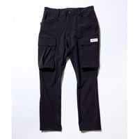 【VIRGOwearworks】 カーゴパンツ "SLIM MILITARY STRETCH CARGO" / BLACK