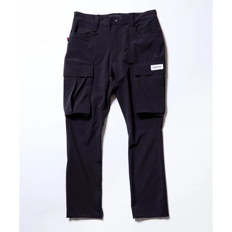 【VIRGOwearworks】 カーゴパンツ "SLIM MILITARY STRETCH CARGO" / BLACK
