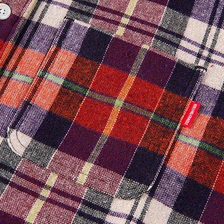 【ROLLING CRADLE】チェックシャツ "CHECK SHIRT" / ORANGE