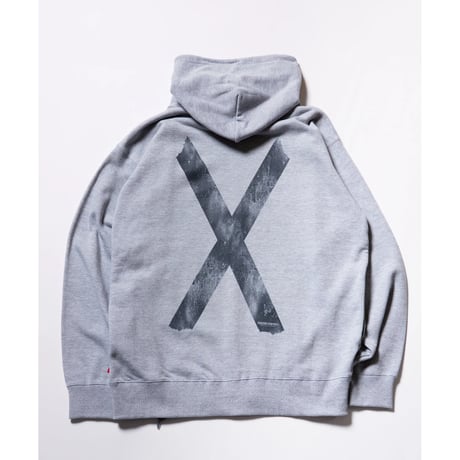 【VIRGOwearworks】 パーカ "CROSS HOODIE" / GRAY