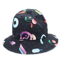 All Flavor of RC BELL HAT / BLACK-WHITE