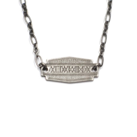 SIGN PLATE Bracelet / SILVER,BRASS