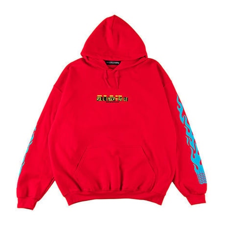 【ROLLING CRADLE】パーカ "TIME TRAVEL HOODIE" / RED