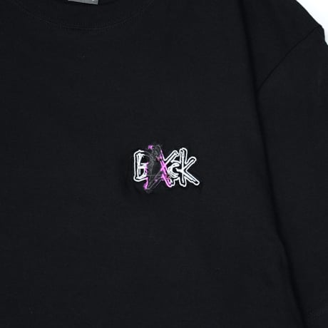 【BLXCK TOKYO】　Tシャツ "PAINT LOGO PATCH TEE" / CUSTOM