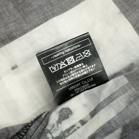 【USED】 VIRGOwearworks "Photogenic shirts" / BLACK SIZE4(XL)