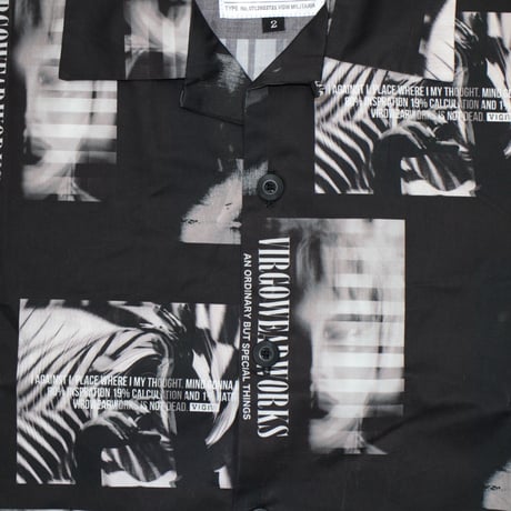 【VIRGOwearworks】シャツ "Photogenic shirts" / BLACK