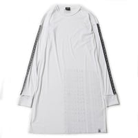 【SILLENT FROM ME】ロング丈カットソー "R.I.P -Long Length Cutsew-" / WHITE
