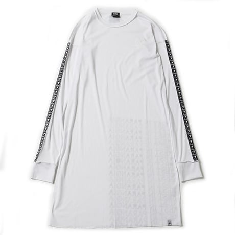 【SILLENT FROM ME】ロング丈カットソー "R.I.P -Long Length Cutsew-" / WHITE