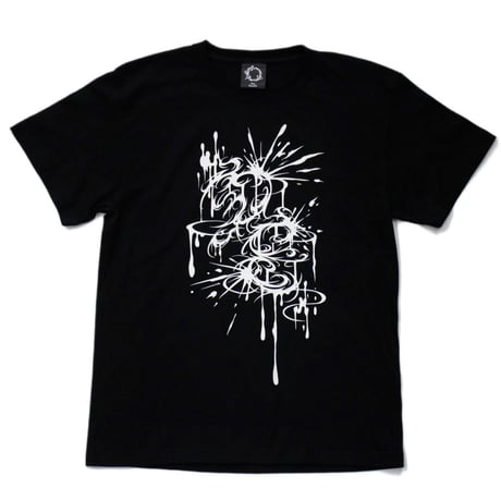 D,E Drip T-sh / BLACK