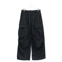 【VIRGOwearworks】カーゴパンツ "TANKER WIDE CARGO PANTS" / BLACK