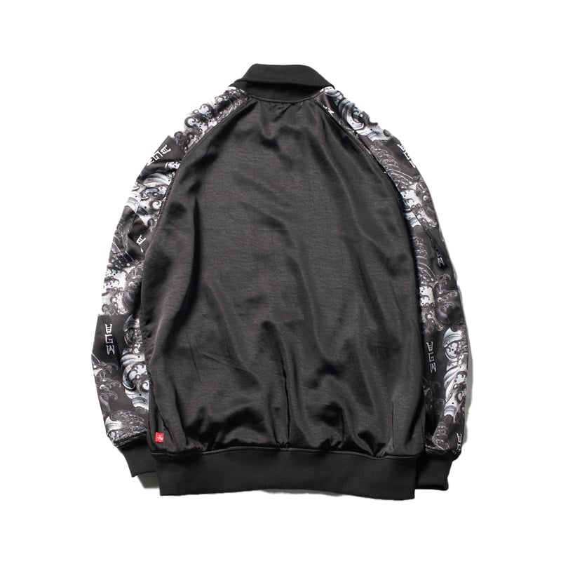リバーシブル ジャケット コート 両面総柄ヴィンテージ　ブラウン　ブラック VIRGOwearworks】リバーシブルジャケット 