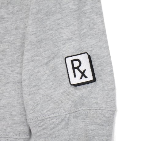 "つぶら × SLEEPING TABLET COLLABORATION HOODIE" / GRAY