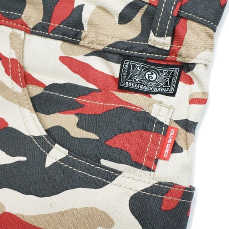 BIG POCKET SHORTS / RED