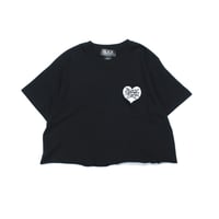 【BLXCK TOKYO】　Tシャツ "[CROP] HEART CULT TEE"