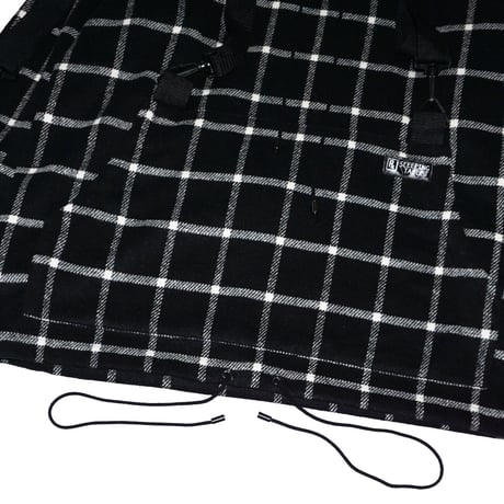 【SLEEPING TABLET】 "WOOLY [ SUSPEND ANORAK ]" / BLACK